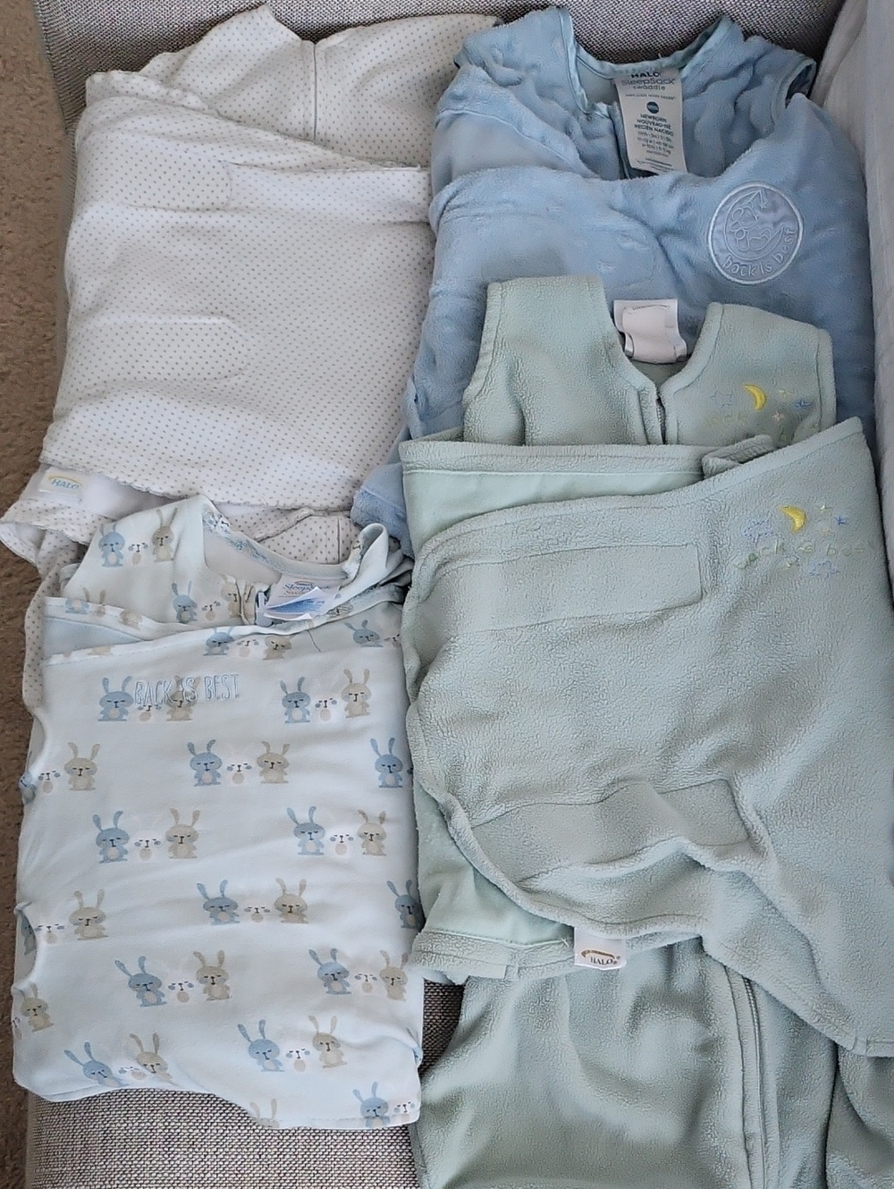 Halo Sleepsack NB 0-3m Bundle Of 4